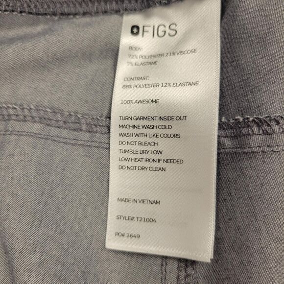 Figs Kade Cargo Scrub Pants‎ Women's 2XL XXL Graphite Gray T21004 PO2649 - Picture 3 of 8